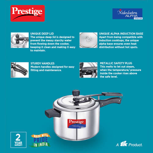 Prestige Nakshatra Alpha Pressure Cooker - Image 4