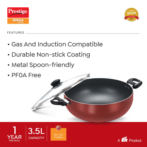 Prestige Omega Deluxe Deep Kadai - Image 3