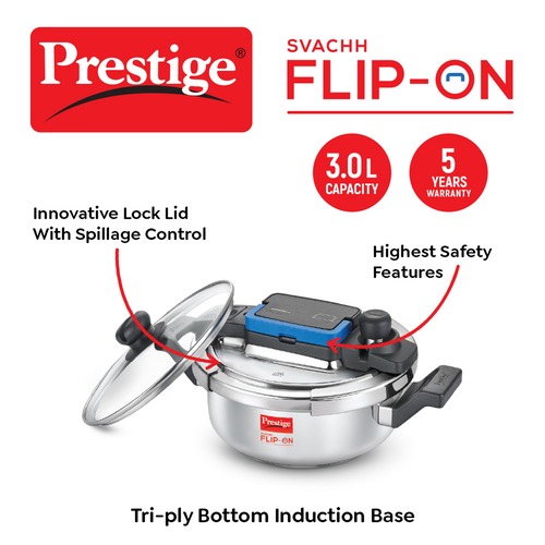 Prestige Flip-on Pressure Cooker - Image 1