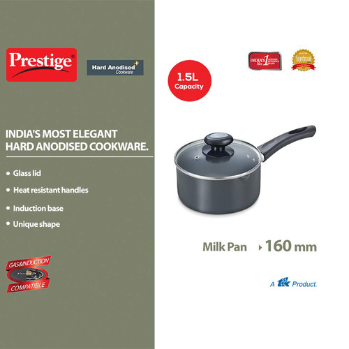 Prestige Anodised Plus Milk Pan - Image 1