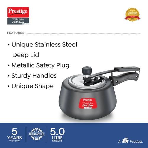 Prestige Nakshatra Cute Duo Pressure Cooker - Image 3