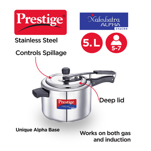 Prestige Nakshatra Alpha Pressure Cooker - Image 2