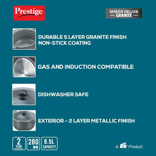 Prestige Omega Deluxe Stock Pot - Image 4