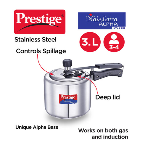 Prestige Nakshatra Alpha Pressure Cooker - Image 1