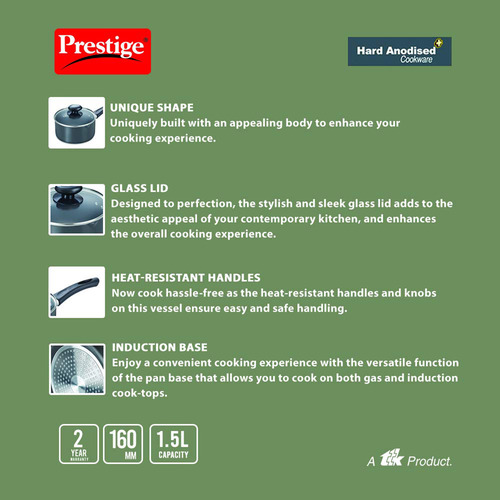 Prestige Anodised Plus Milk Pan - Image 4