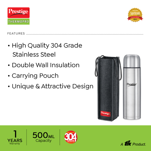 Prestige Thermopro Stainless Steel Flask - Image 2